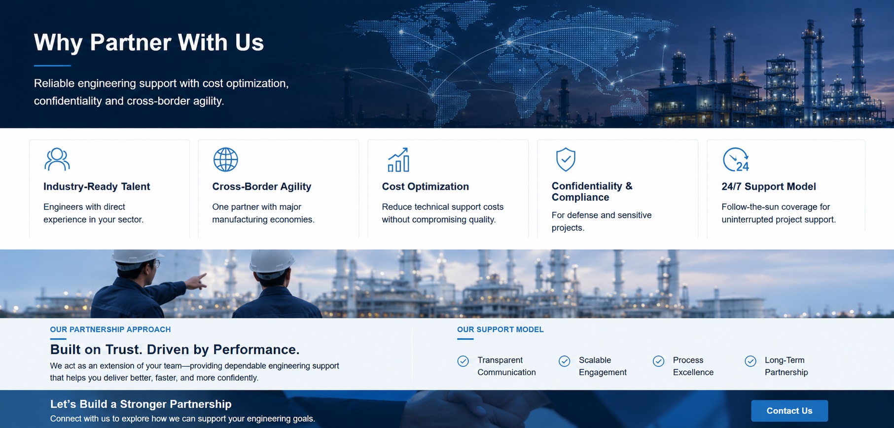 SAMAN engineering partnership support
